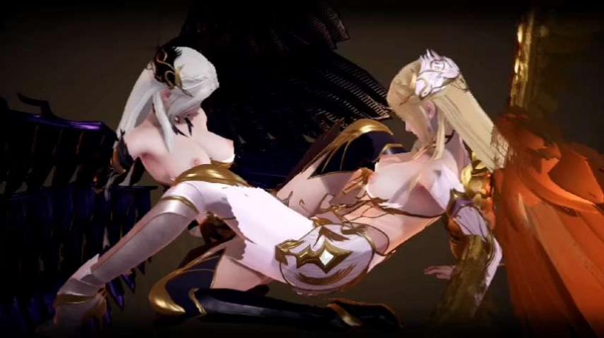 超逼真3D同人！斗罗大陆圣女千仞雪黑化堕落，淫荡调教全记录